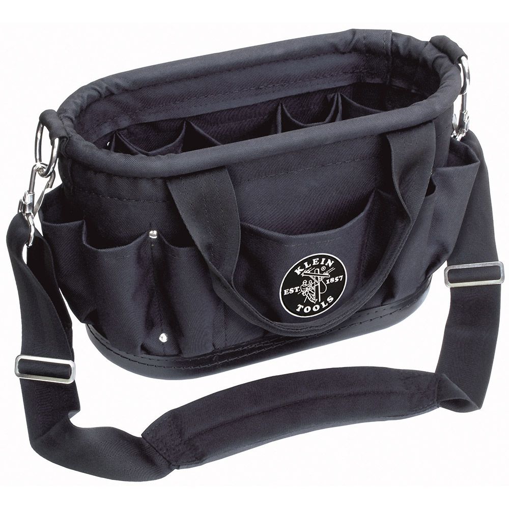 Klein Tools 58888 12 Pocket Tool Tote with Shoulder Strap - Edmondson Supply