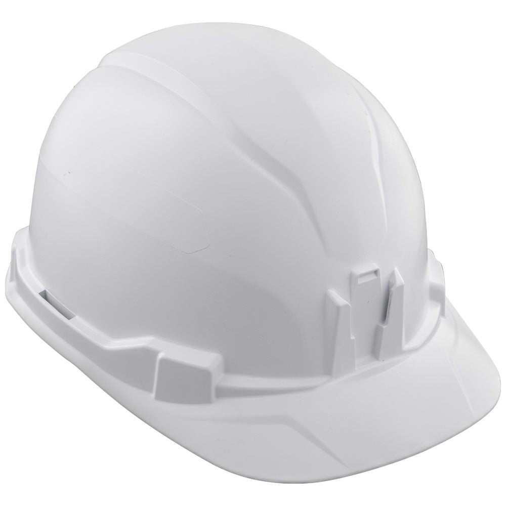 Klein Tools 60100 Hard Hat, Non-Vented, Cap Style, White - Edmondson Supply