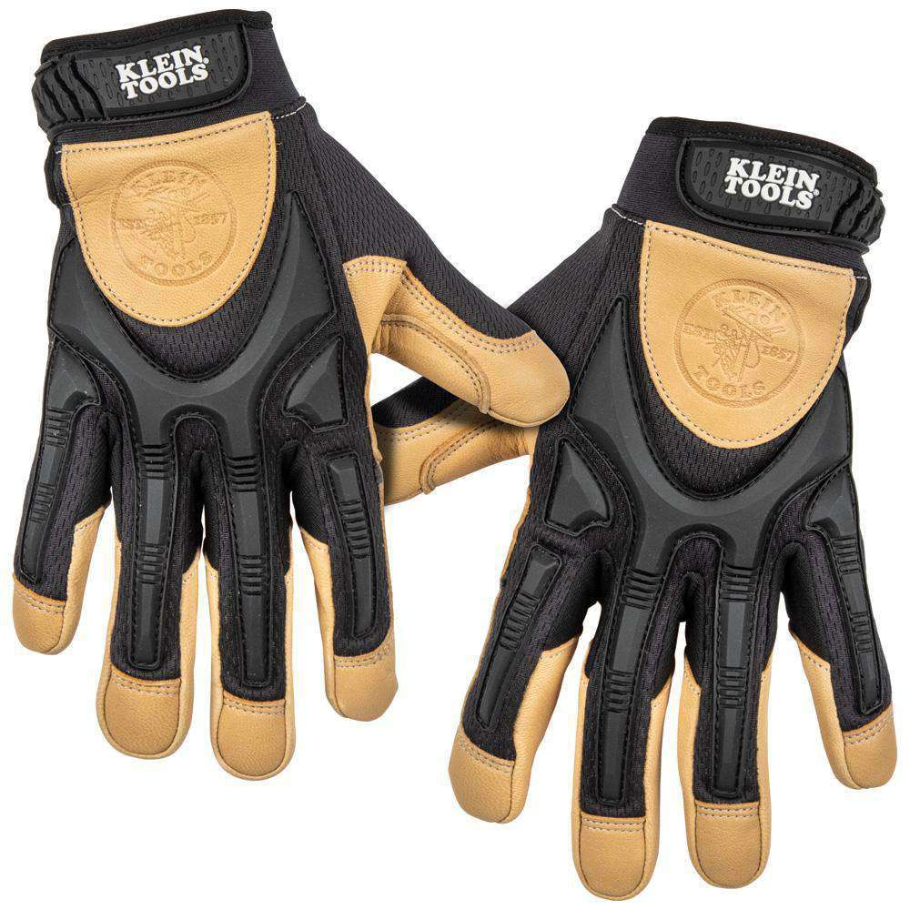 Klein Tools 60189 Leather Work Gloves, X-Large, Pair - Edmondson Supply