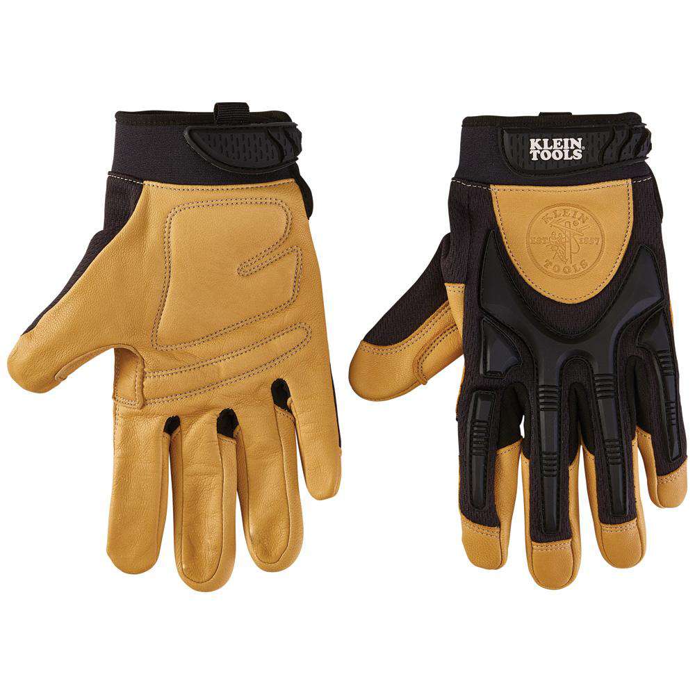 Klein Tools 60189 Leather Work Gloves, X-Large, Pair - Edmondson Supply