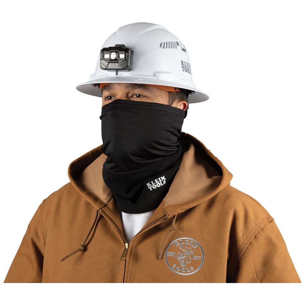 Klein Tools 60466 Neck and Face Warming Half-Band, Black - Edmondson Supply