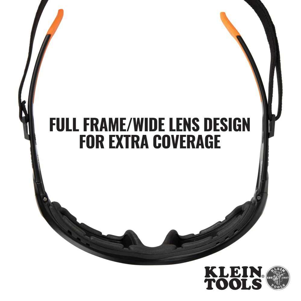Klein Tools 60538 Professional Full-Frame Gasket Safety Glasses, Indoor/Outdoor Lens - Edmondson Supply