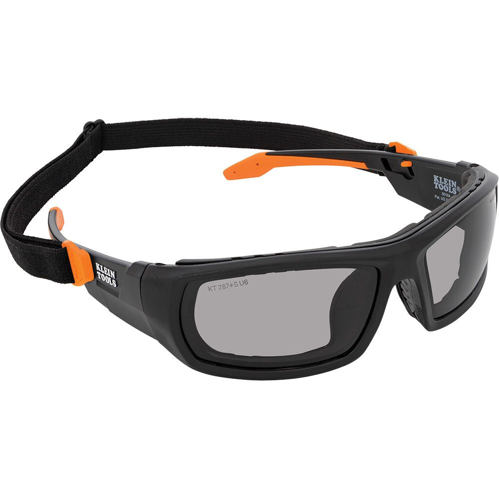 Klein Tools 60471 Professional Full-Frame Gasket Safety Glasses, Gray Lens - Edmondson Supply