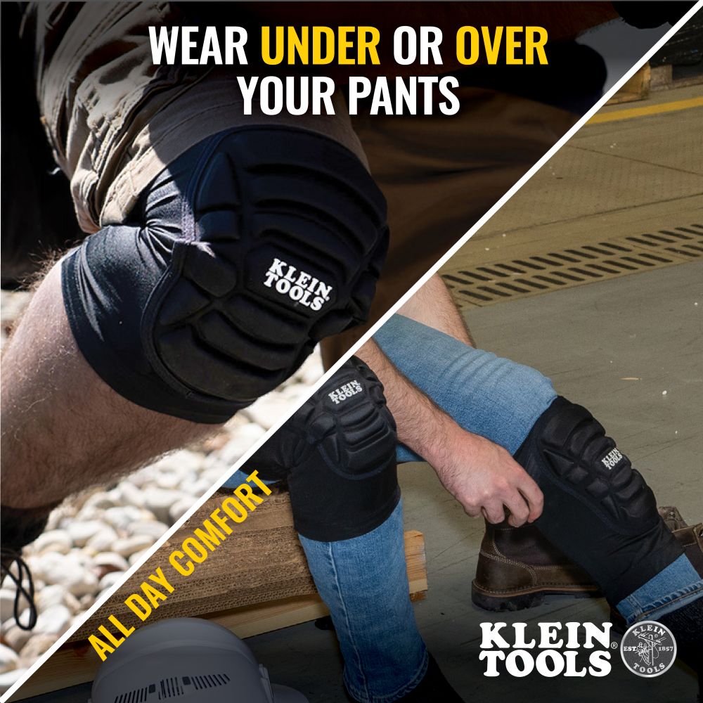Klein Tools 60492 Lightweight Knee Pad Sleeves, M/L - Edmondson Supply