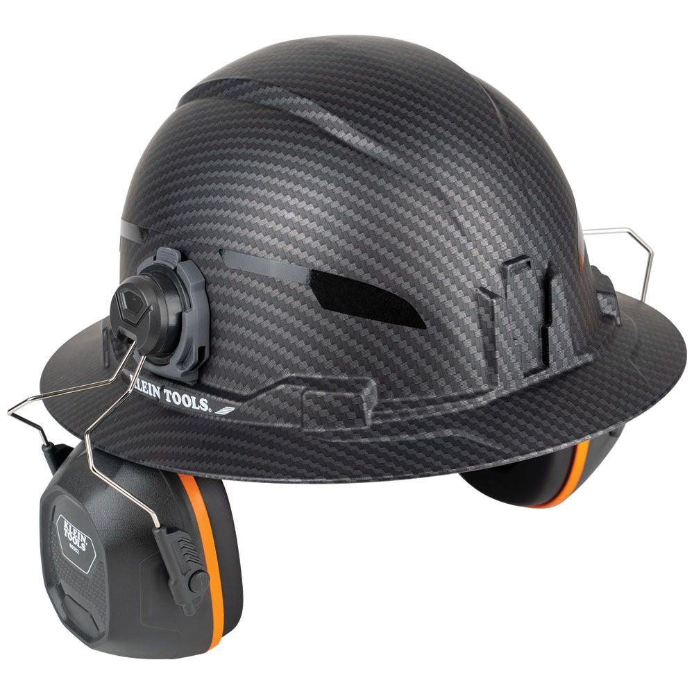 Klein Tools 60502 Hard Hat Earmuffs, Full Brim Style - Edmondson Supply