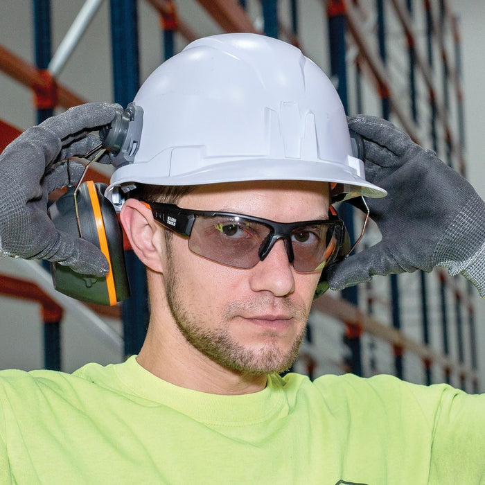 Klein Tools 60532 Hard Hat Earmuffs for Cap Style and Safety Helmets