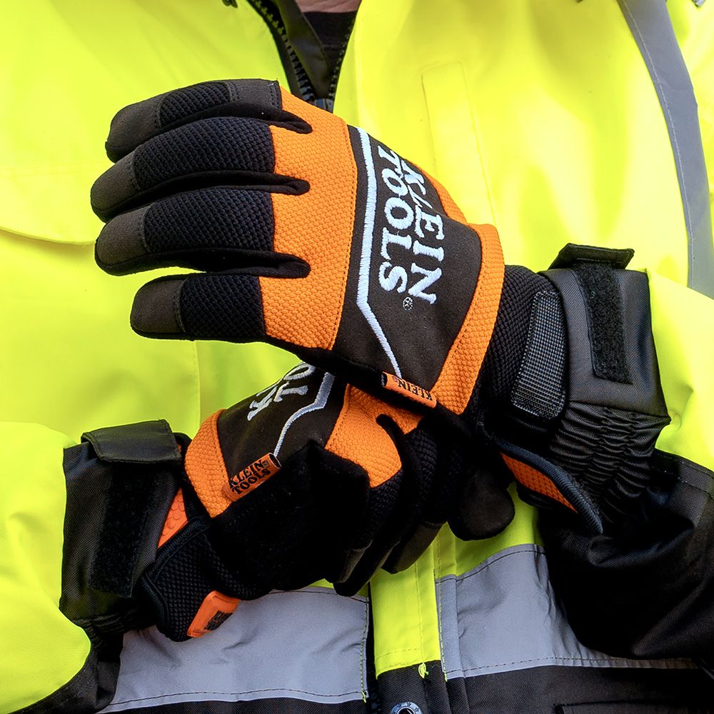 Klein Tools 60621 Winter Thermal Gloves, XL - Edmondson Supply