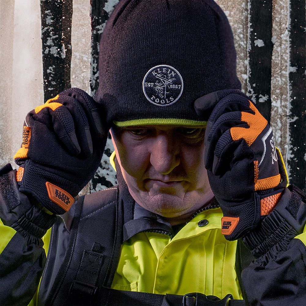 Klein Tools 60619 Winter Thermal Gloves, M - Edmondson Supply
