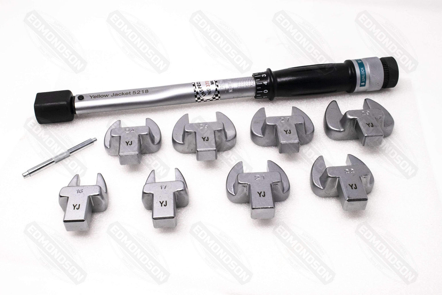 Ritchie Yellow Jacket 60652 Eight Head Precision Torque Wrench Kit - Edmondson Supply