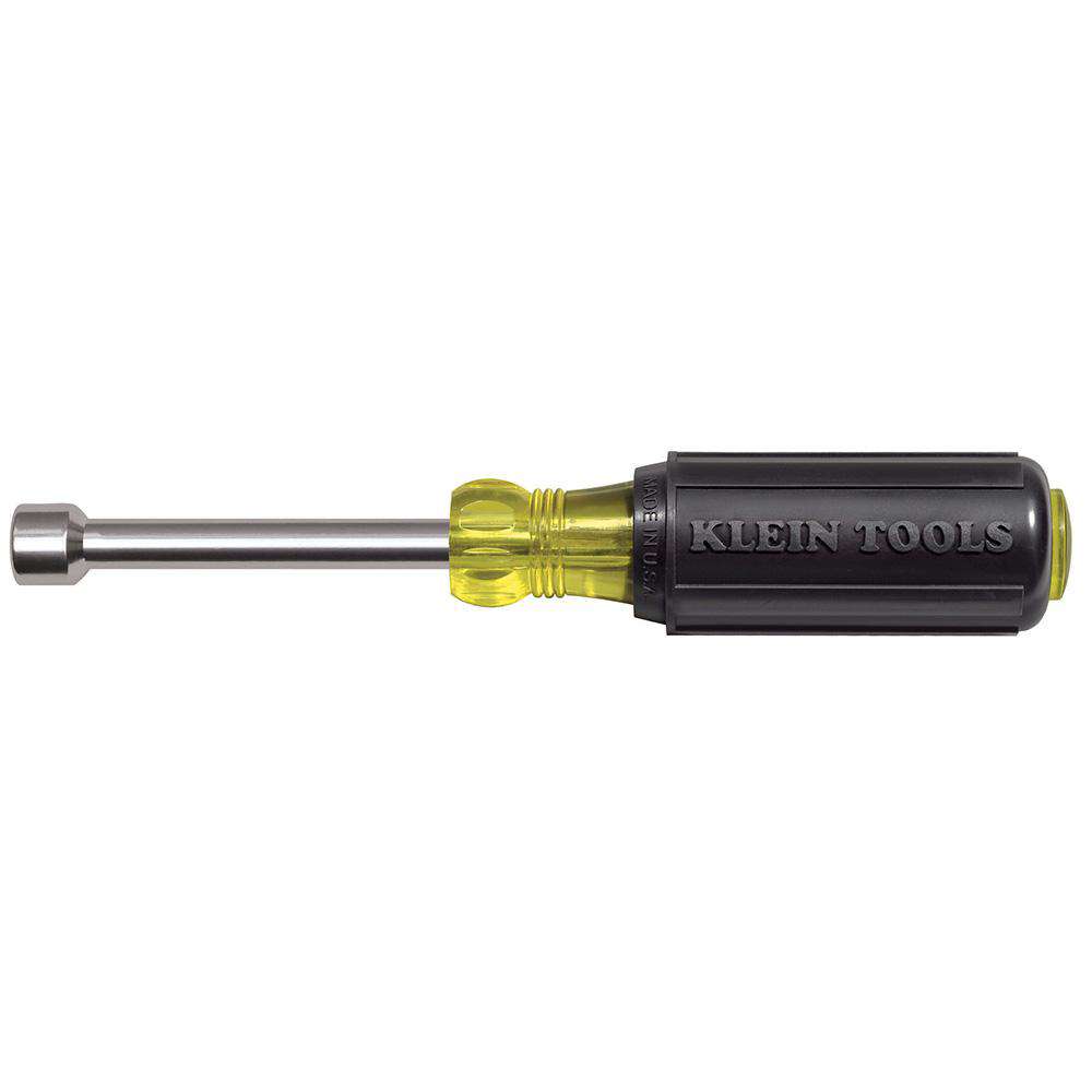 Klein Tools 630-7/16M 7/16-Inch Magnetic Tip Nut Driver 3-Inch Shaft - Edmondson Supply