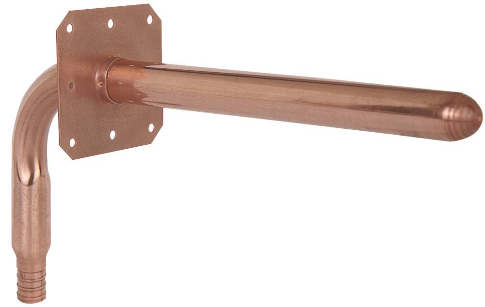 Sioux Chief 630X246E PowerPEX® 1/2" PEX Stub Out Elbow with Ear, 3-1/2" x 6" - Edmondson Supply