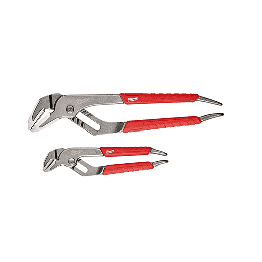 Milwaukee 48-22-6330 6" & 10" Comfort Grip Straight Jaw Pliers Set - Edmondson Supply