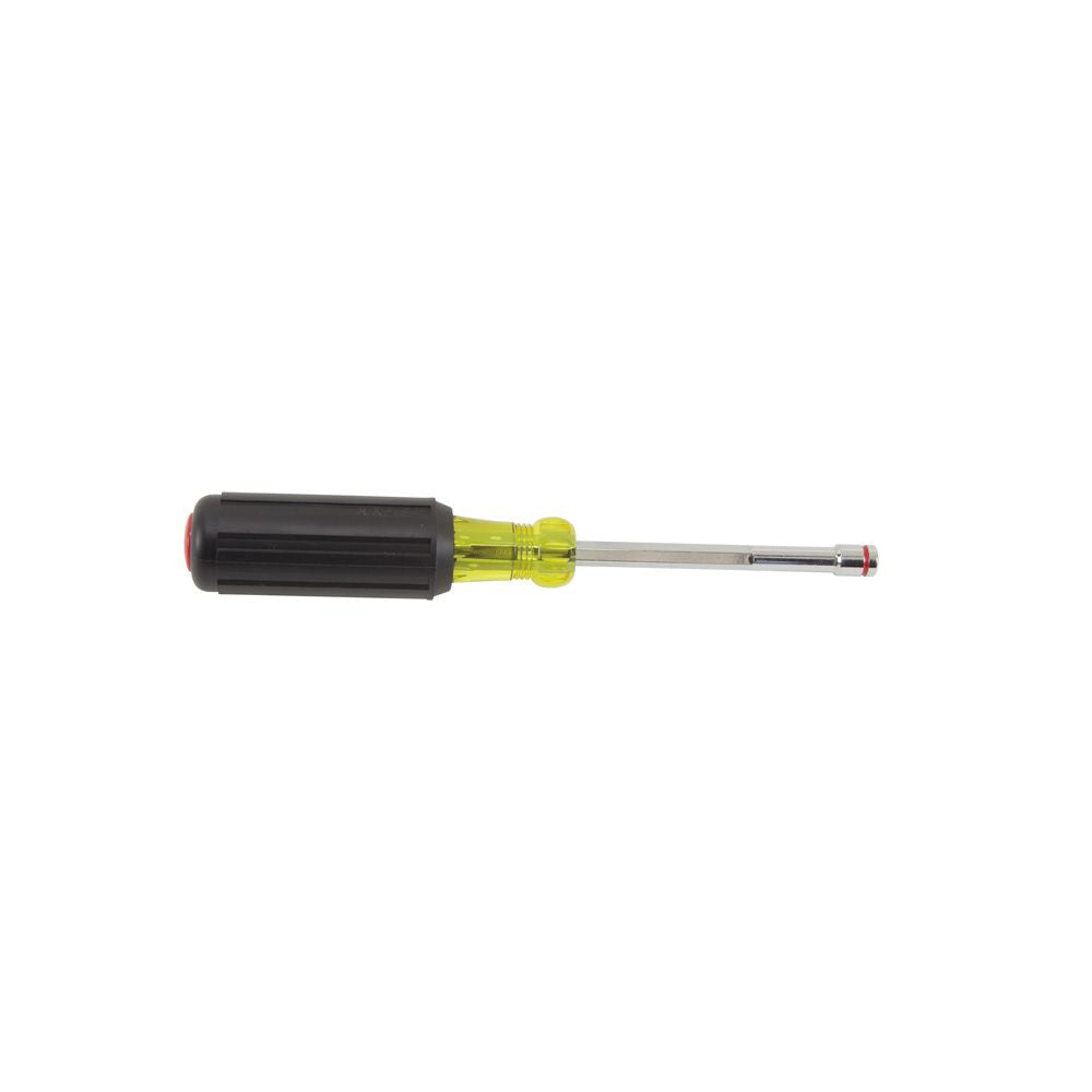 Klein Tools 635-1/4 1/4-Inch Nut Driver, Magnetic Tip, 4-Inch Shaft - Edmondson Supply