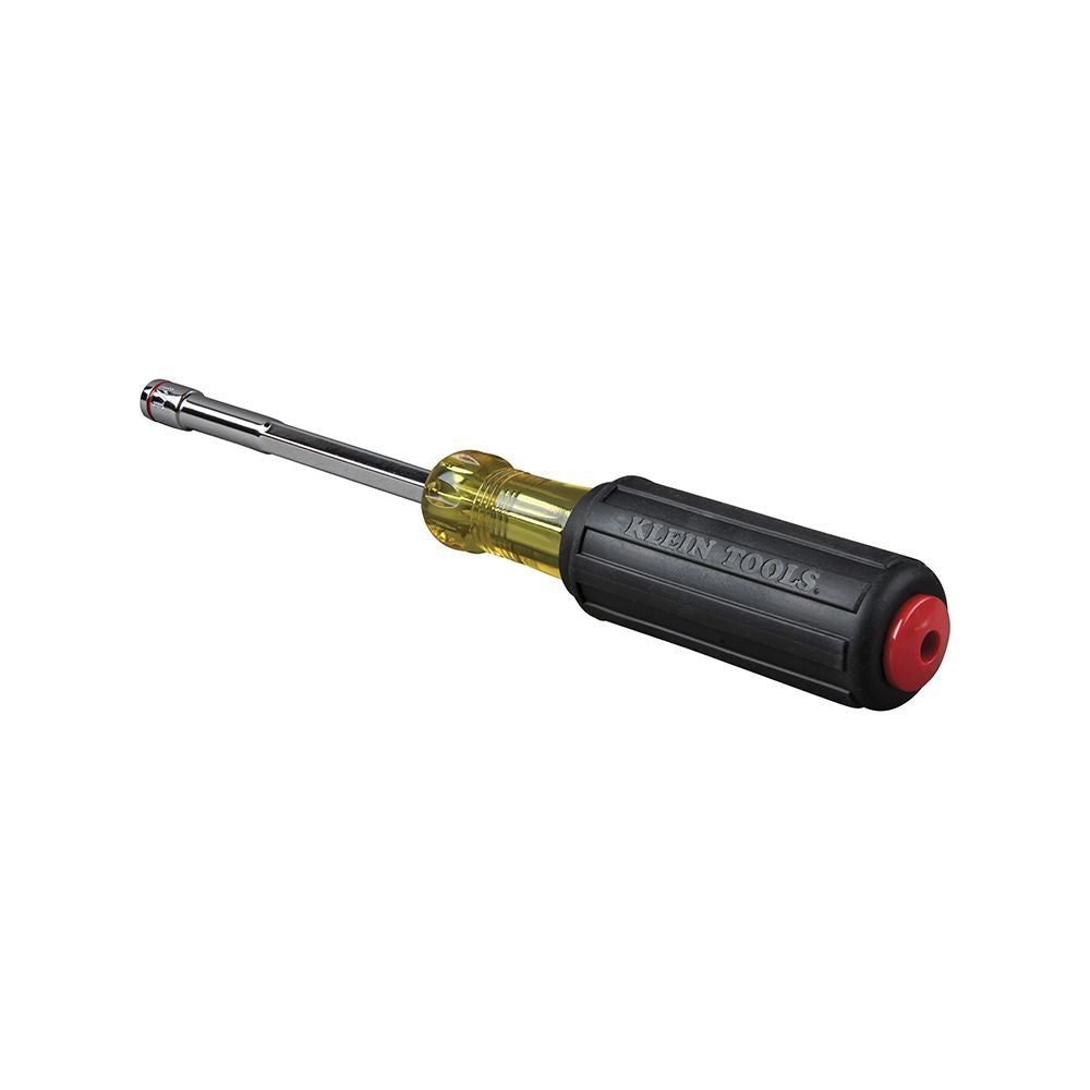 Klein Tools 635-1/4 1/4-Inch Nut Driver, Magnetic Tip, 4-Inch Shaft - Edmondson Supply