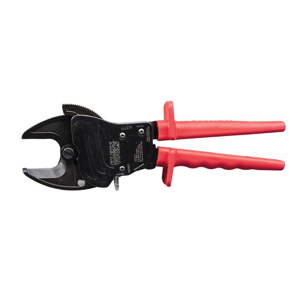 Klein Tools 63711 Open Jaw Ratcheting Cable Cutter - EDMONDSON SUPPLY