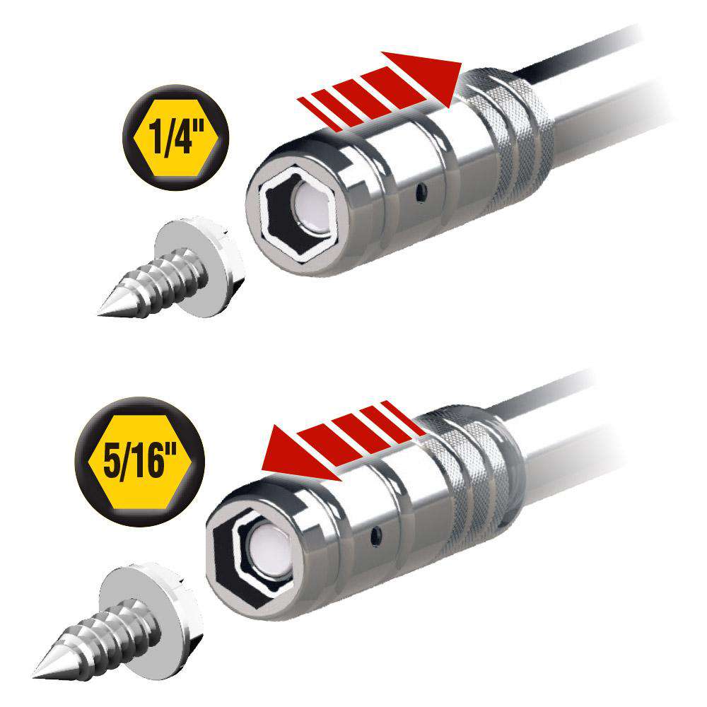 Klein Tools 32596 8-in-1 HVAC Slide Drive™ Screwdriver / Nut Driver - Edmondson Supply