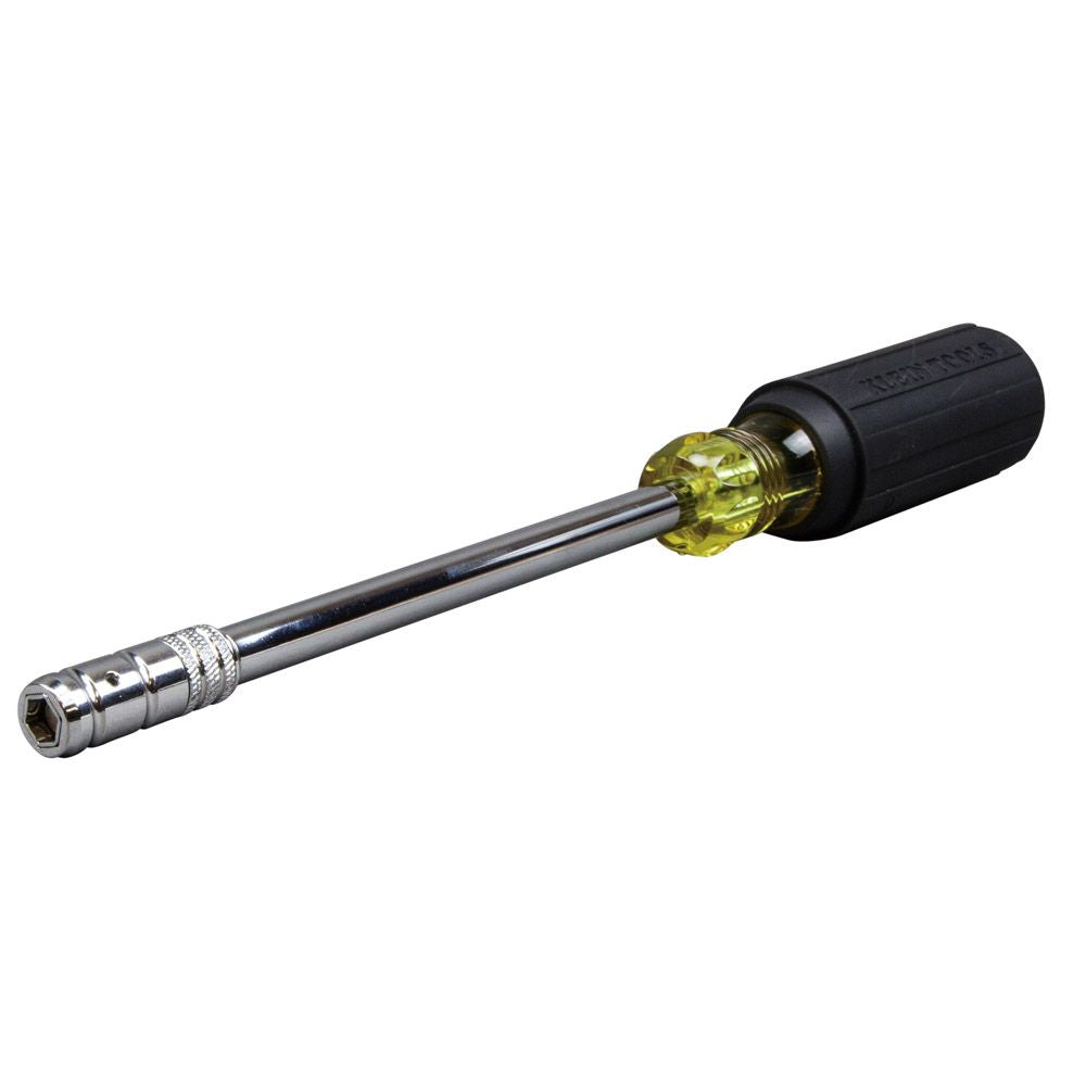 Klein Tools 65129 2-in-1 Nut Driver, Hex Head Slide Drive™, 6-Inch - Edmondson Supply