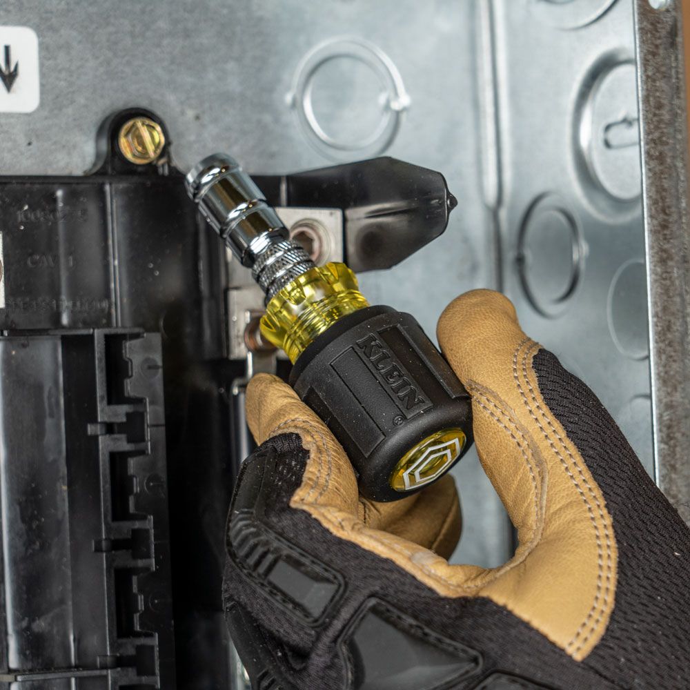 Klein Tools 65131 2-in-1 Nut Driver, Hex Head Slide Drive™, 1-1/2-Inch - Edmondson Supply