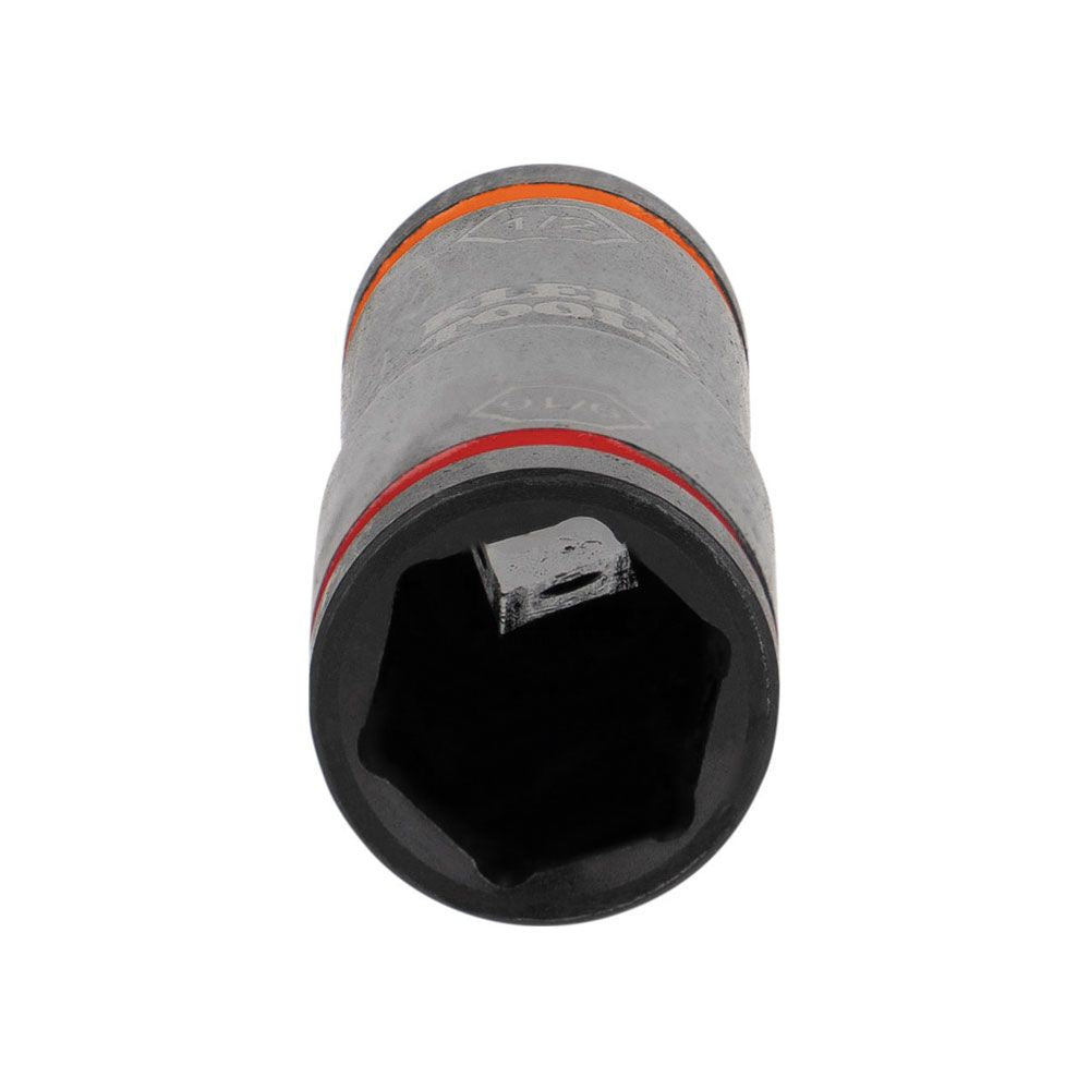 Klein Tools 66076 Flip Impact Socket, 9/16 and 1/2-Inch - Edmondson Supply