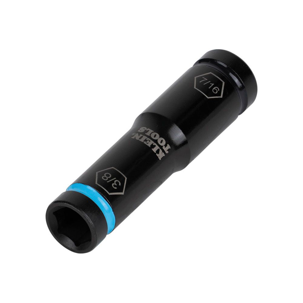 Klein Tools 66077 Flip Impact Socket, 7/16 and 3/8-Inch - Edmondson Supply