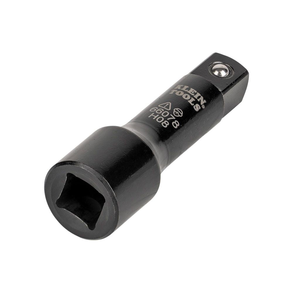 Klein Tools 66078 Flip Impact Socket Adapter, Large, 1/2 to 1/2-Inch - Edmondson Supply