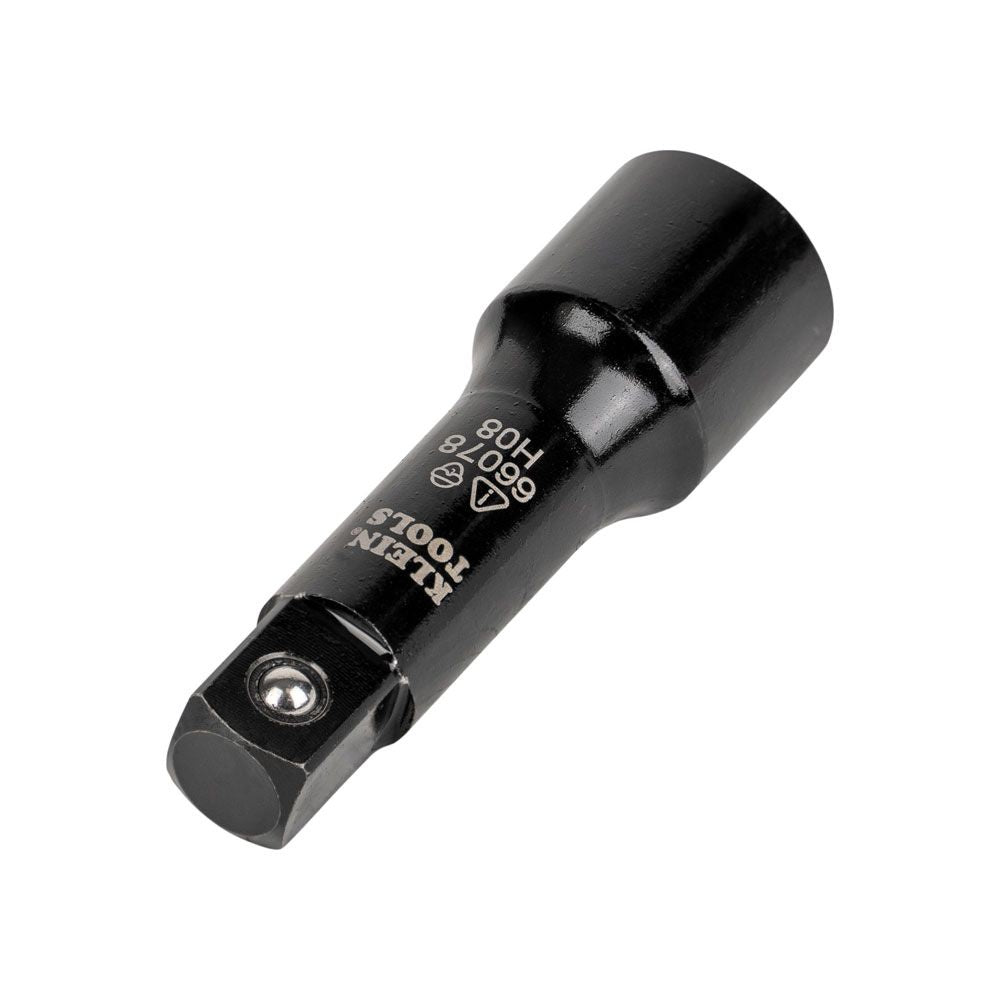 Klein Tools 66078 Flip Impact Socket Adapter, Large, 1/2 to 1/2-Inch - Edmondson Supply