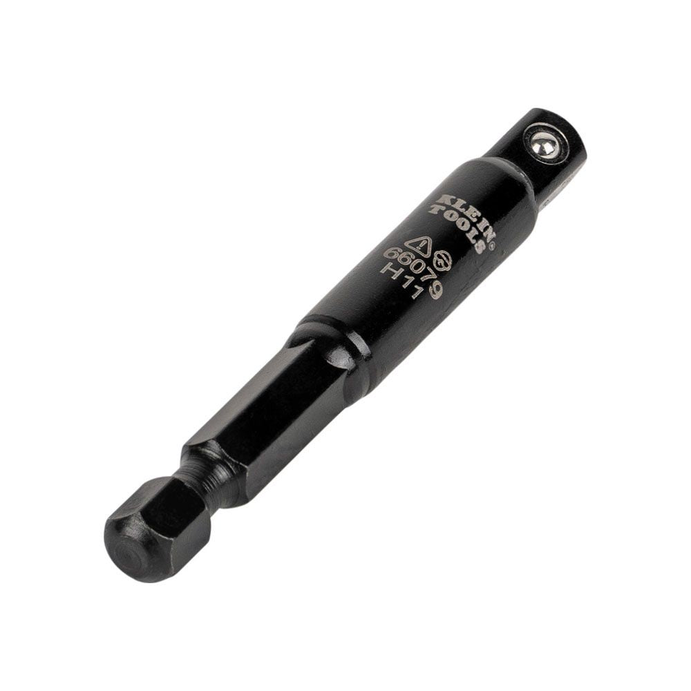 Klein Tools 66079 Flip Impact Socket Adapter, Small, 1/4 to 1/4-Inch - Edmondson Supply
