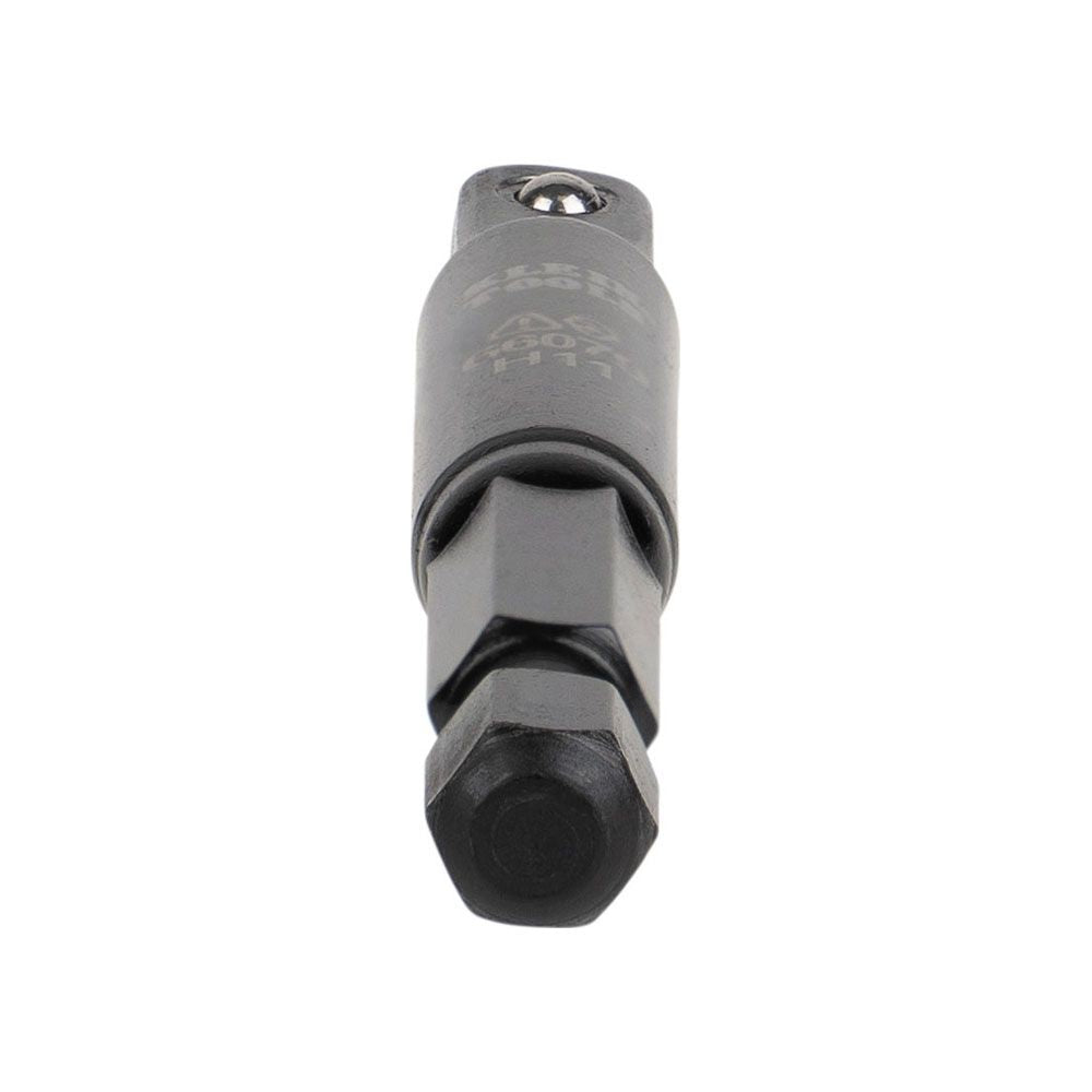 Klein Tools 66079 Flip Impact Socket Adapter, Small, 1/4 to 1/4-Inch - Edmondson Supply