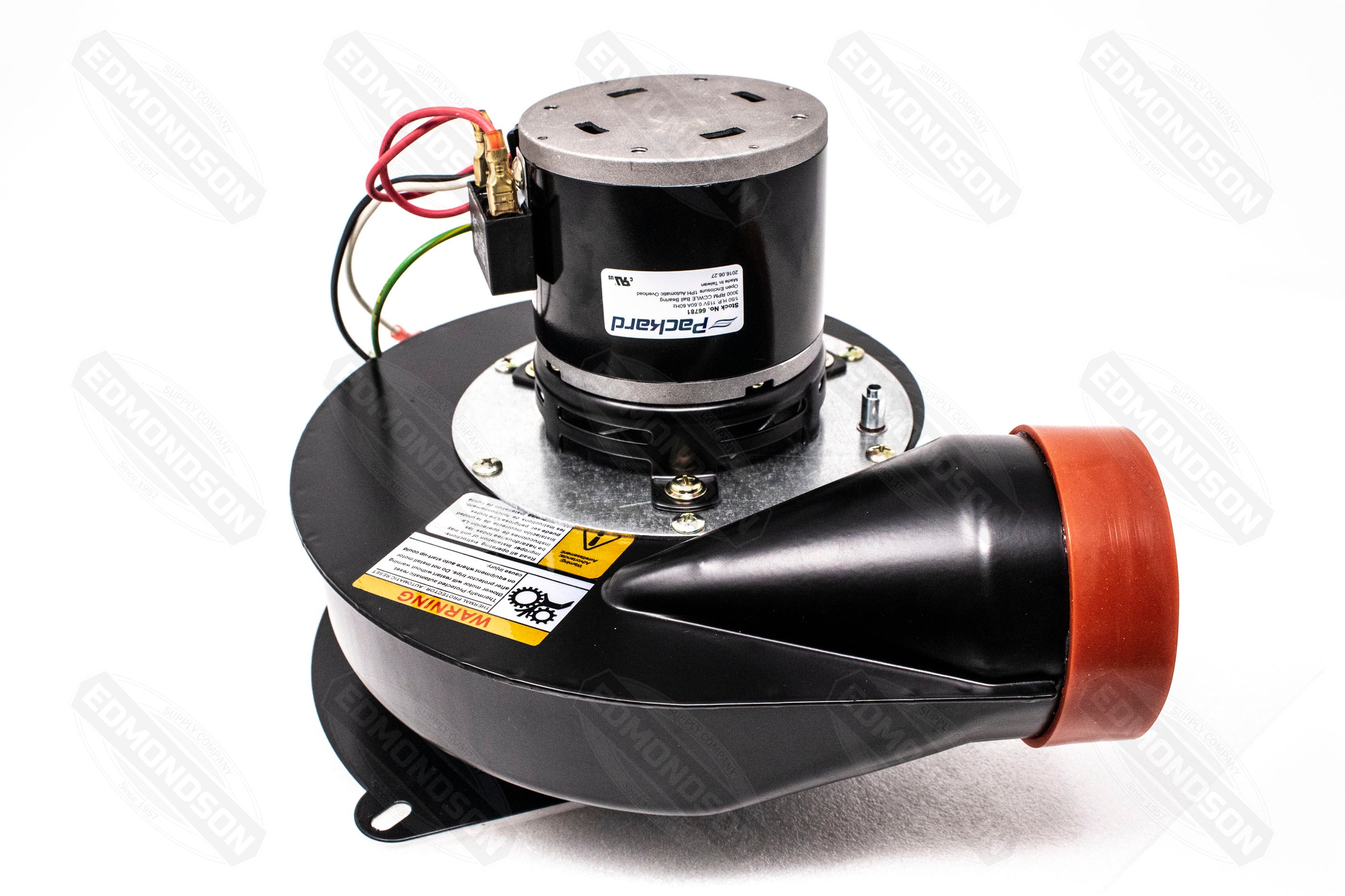 Packard 66781 Draft Inducer, Rheem Replacement, 115 Volt, 0.6 Amps - Edmondson Supply