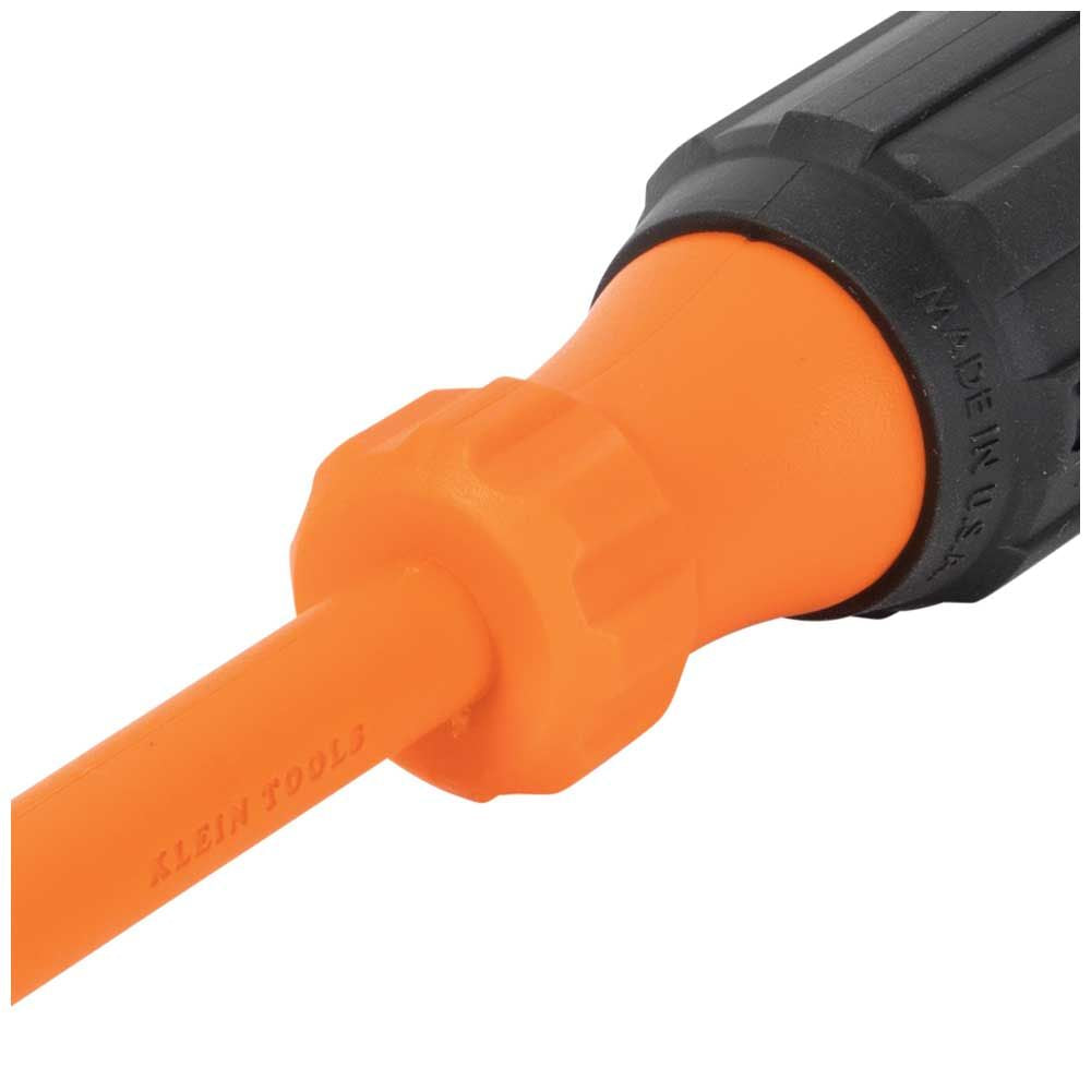 Klein Tools 6836INS Insulated Screwdriver, #2 Phillips Tip, 6-Inch Round Shank - Edmondson Supply