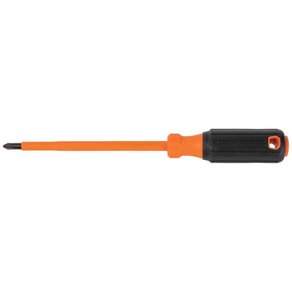 Klein Tools 6836INS Insulated Screwdriver, #2 Phillips Tip, 6-Inch Round Shank - Edmondson Supply