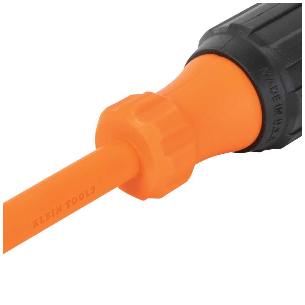 Klein Tools 6834INS Insulated Screwdriver, #2 Phillips Tip, 4-Inch Round Shank - Edmondson Supply
