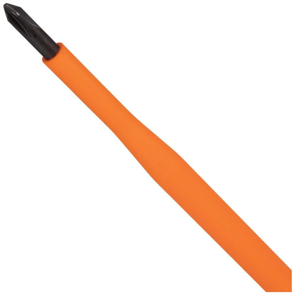 Klein Tools 6856INS Insulated Screwdriver, #1 Phillips Tip, 6-Inch Round Shank - Edmondson Supply