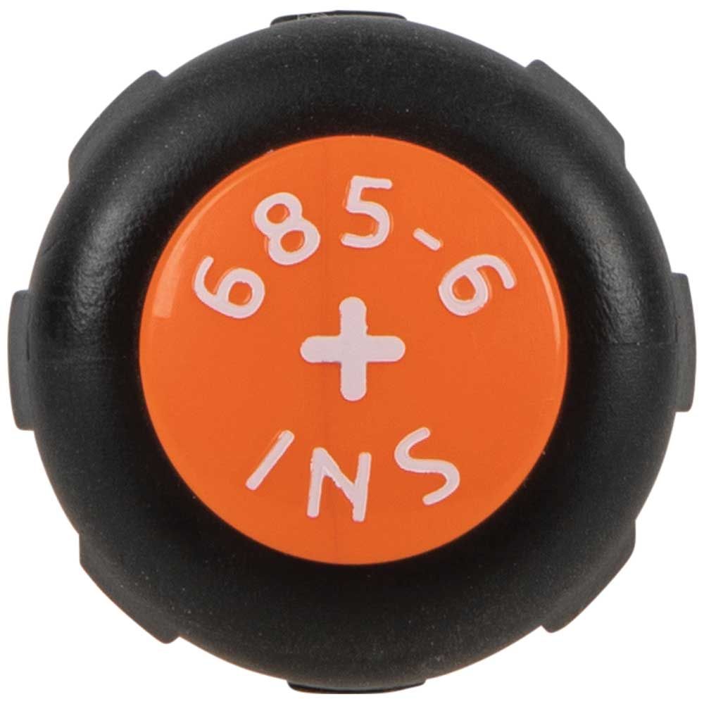 Klein Tools 6856INS Insulated Screwdriver, #1 Phillips Tip, 6-Inch Round Shank - Edmondson Supply