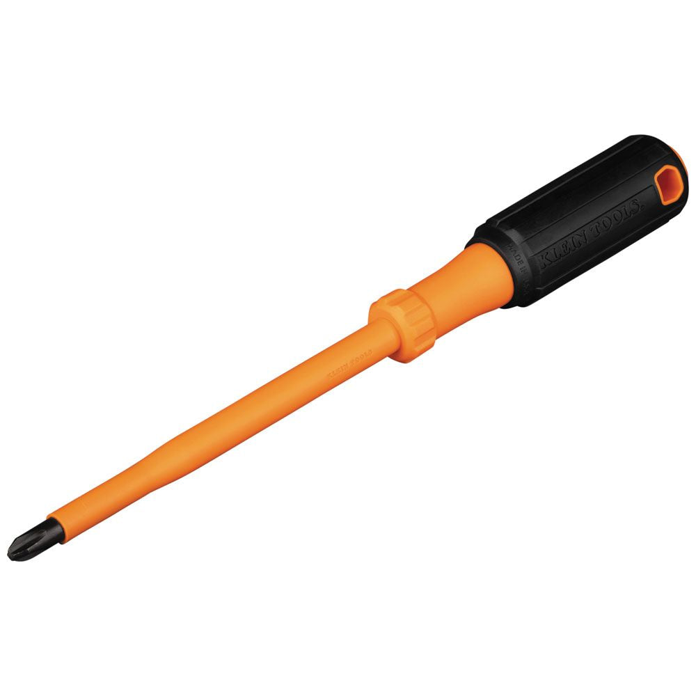 Klein Tools 6876INS Insulated Screwdriver, #3 Phillips Tip, 6-Inch Shank - Edmondson Supply