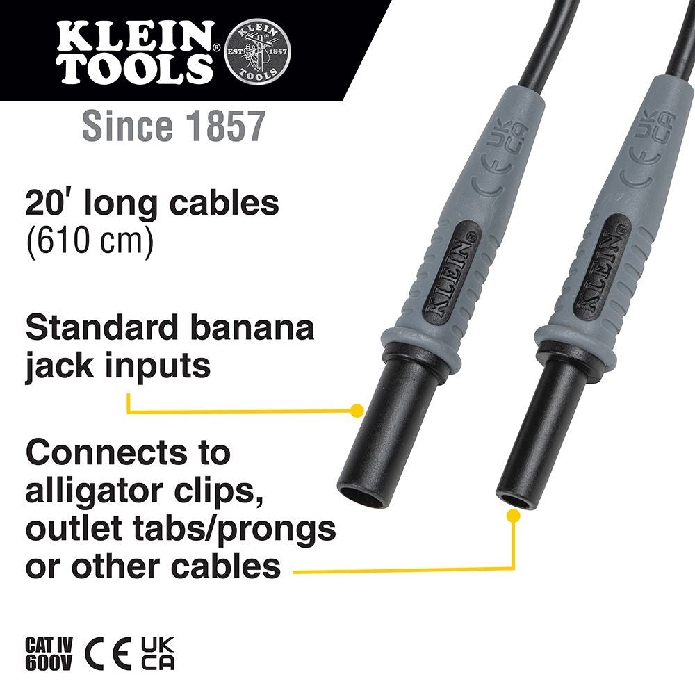 Klein Tools 69358 Lead Adapters, 20-Foot - Edmondson Supply