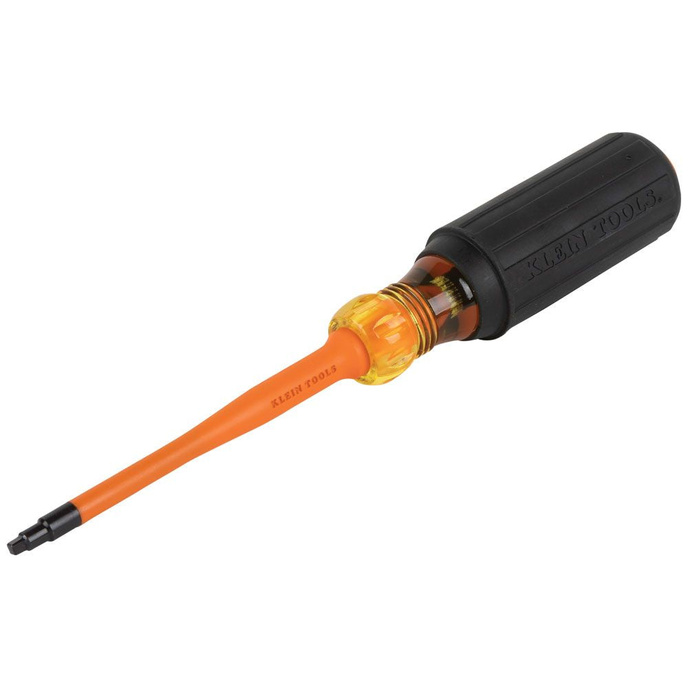 Klein Tools 6944INS Slim-Tip 1000V Insulated Screwdriver, #2 Square, 4-Inch Round Shank - Edmondson Supply