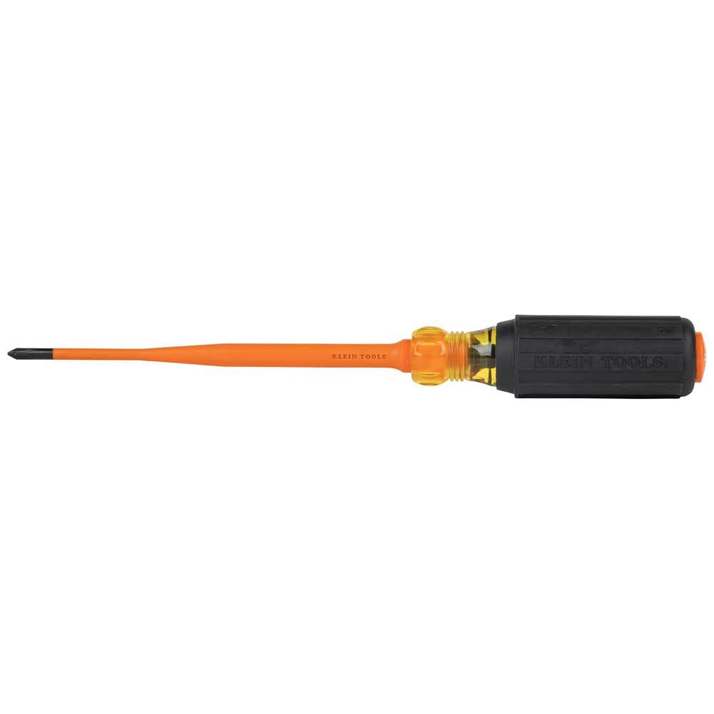 Klein Tools 6956INS Slim-Tip 1000V Insulated Screwdriver, #1 Phillips, 6-Inch - Edmondson Supply