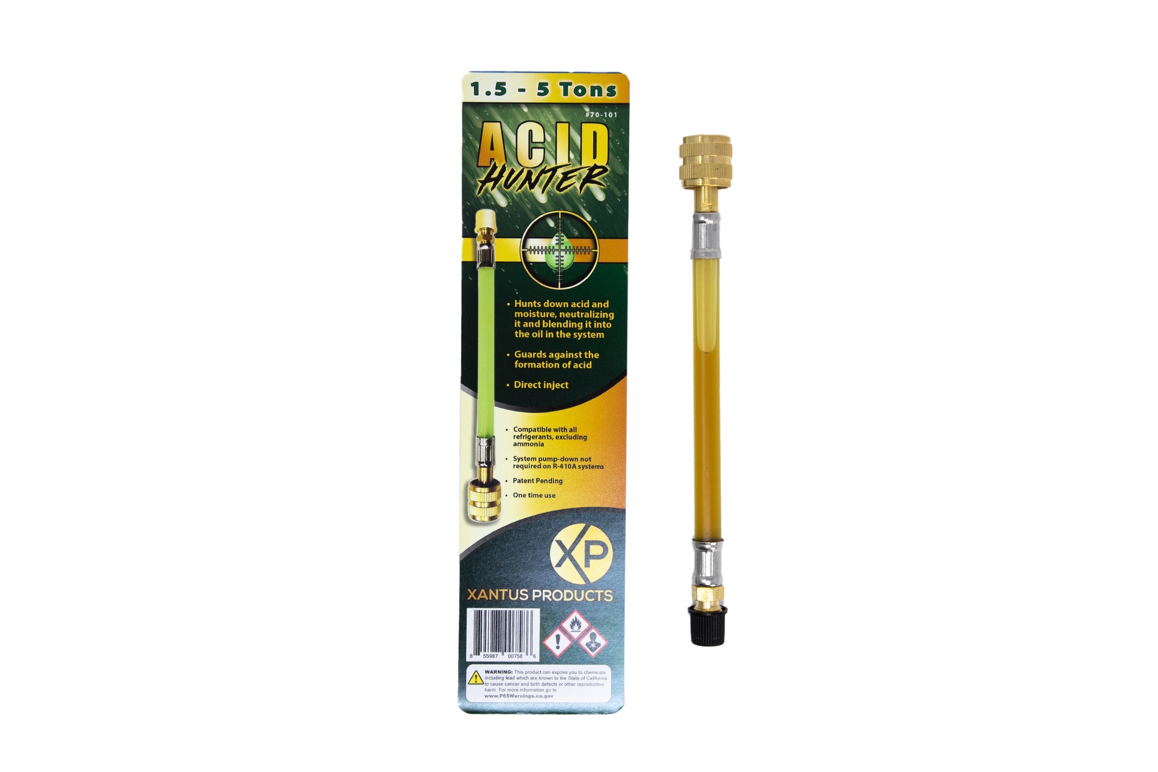 Xantus Products 70-101 Acid Hunter Direct Inject AC Acid and Moister Neutralizer, 1.5 - 5 Tons