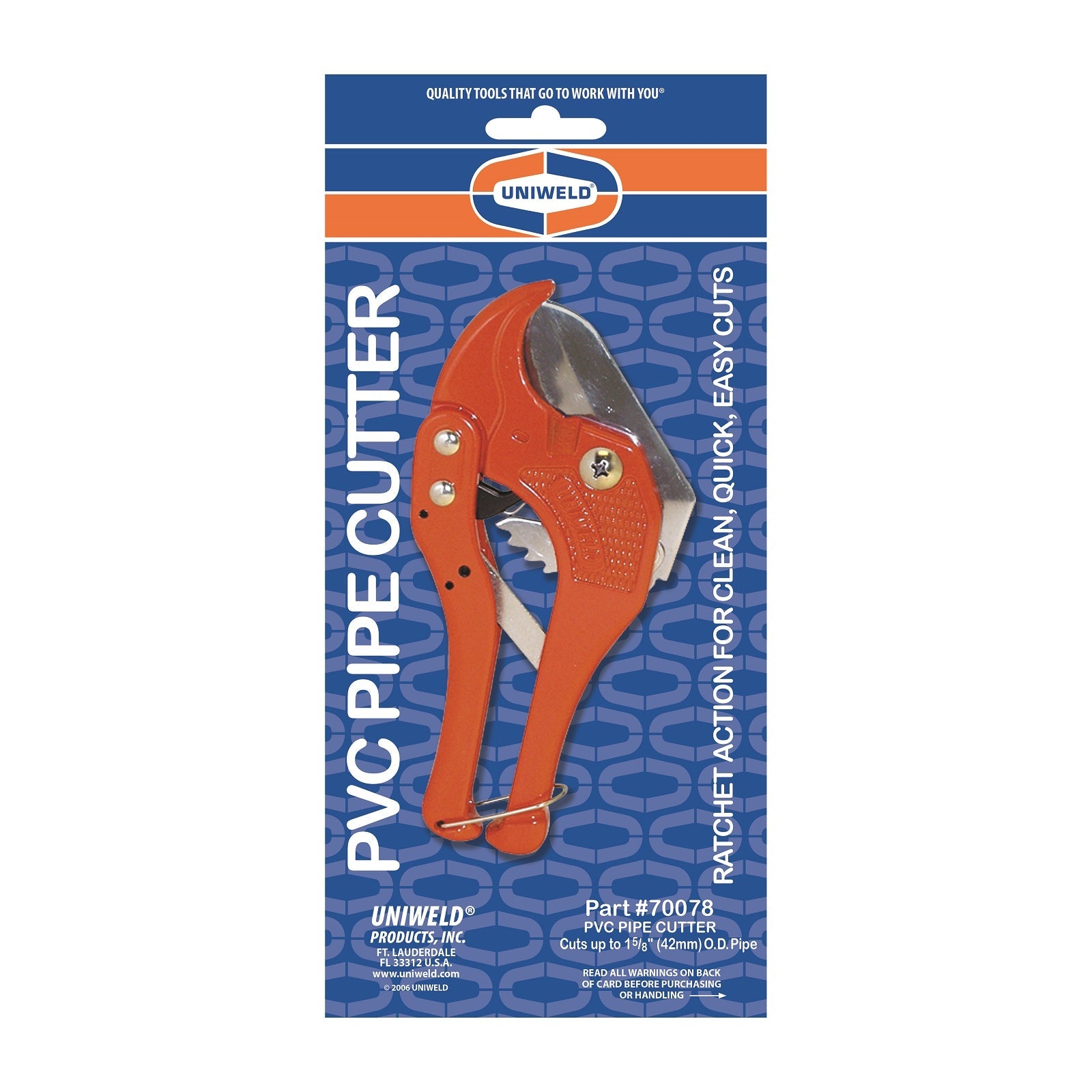 Uniweld 70078 PVC Pipe Cutters - Edmondson Supply