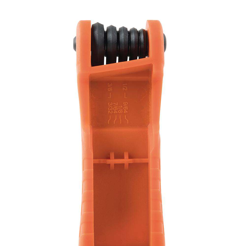 Klein Tools 70550 Pro Folding Hex Key Set, 11 Fractional Inch-Sized Keys - Edmondson Supply