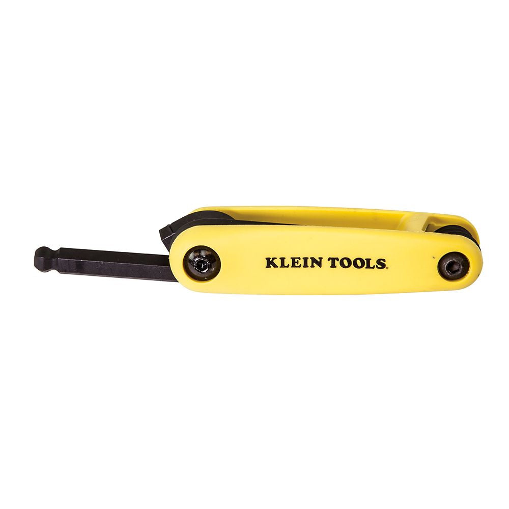 Klein Tools 70571 Grip-It® Ball End Hex Set, 5-Key, SAE Sizes - Edmondson Supply