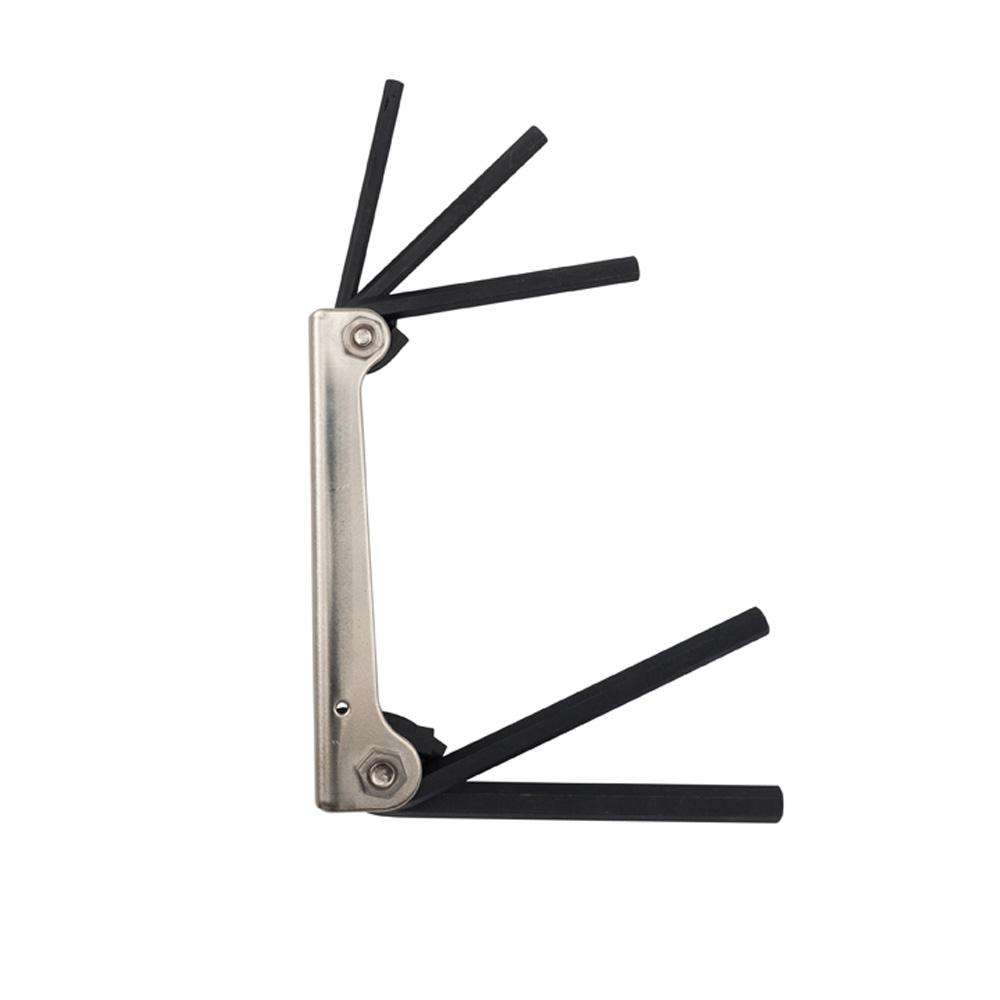 Klein Tools 70579 Folding Hex Key Set, 5-Inch, SAE, 5-Piece - Edmondson Supply