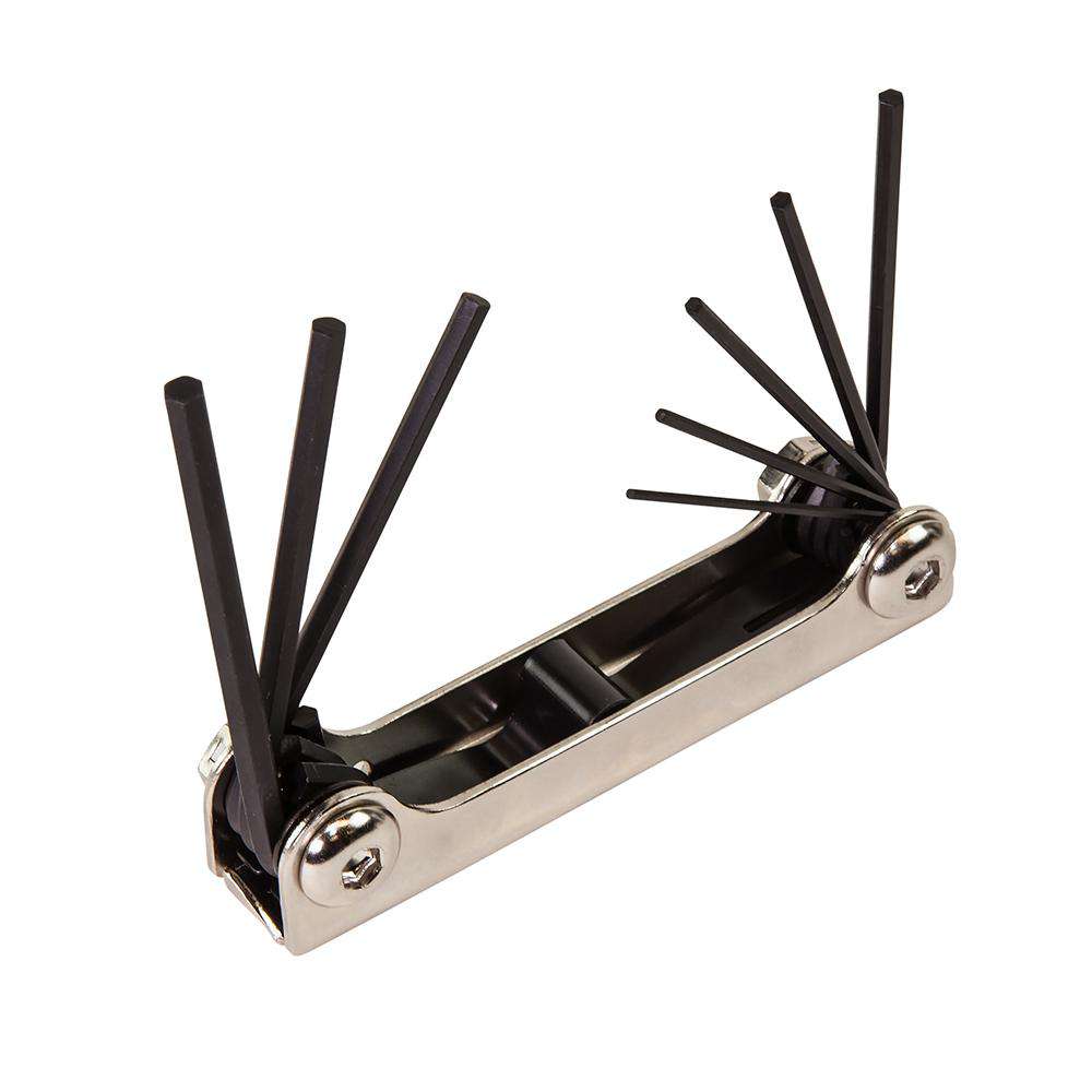 Klein Tools 70581 8-Key Folding Hex Key Set, 1/20 to 5/32-Inch SAE - Edmondson Supply