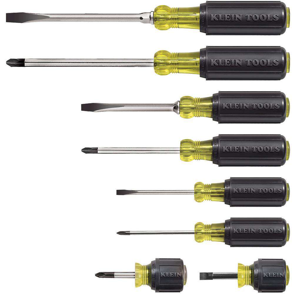 Klein Tools 85078 Screwdriver Set, Multi-Application, 8-Piece - Edmondson Supply