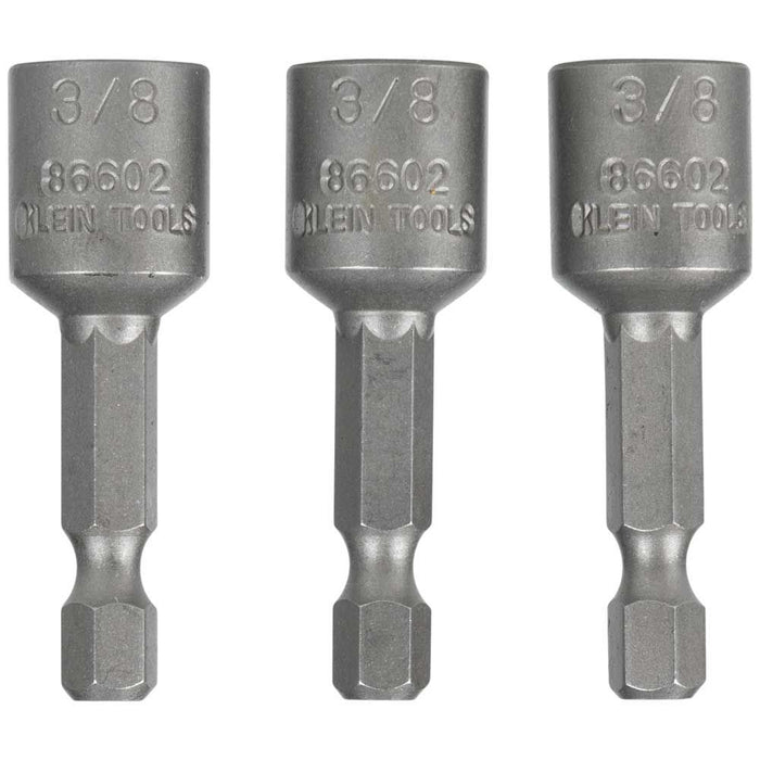 Klein Tools 86602 3/8-Inch Magnetic Hex Drivers, 3-Pack