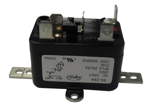 Supco 90294 General Purpose Fan Relay, SPDT, 120V - Edmondson Supply