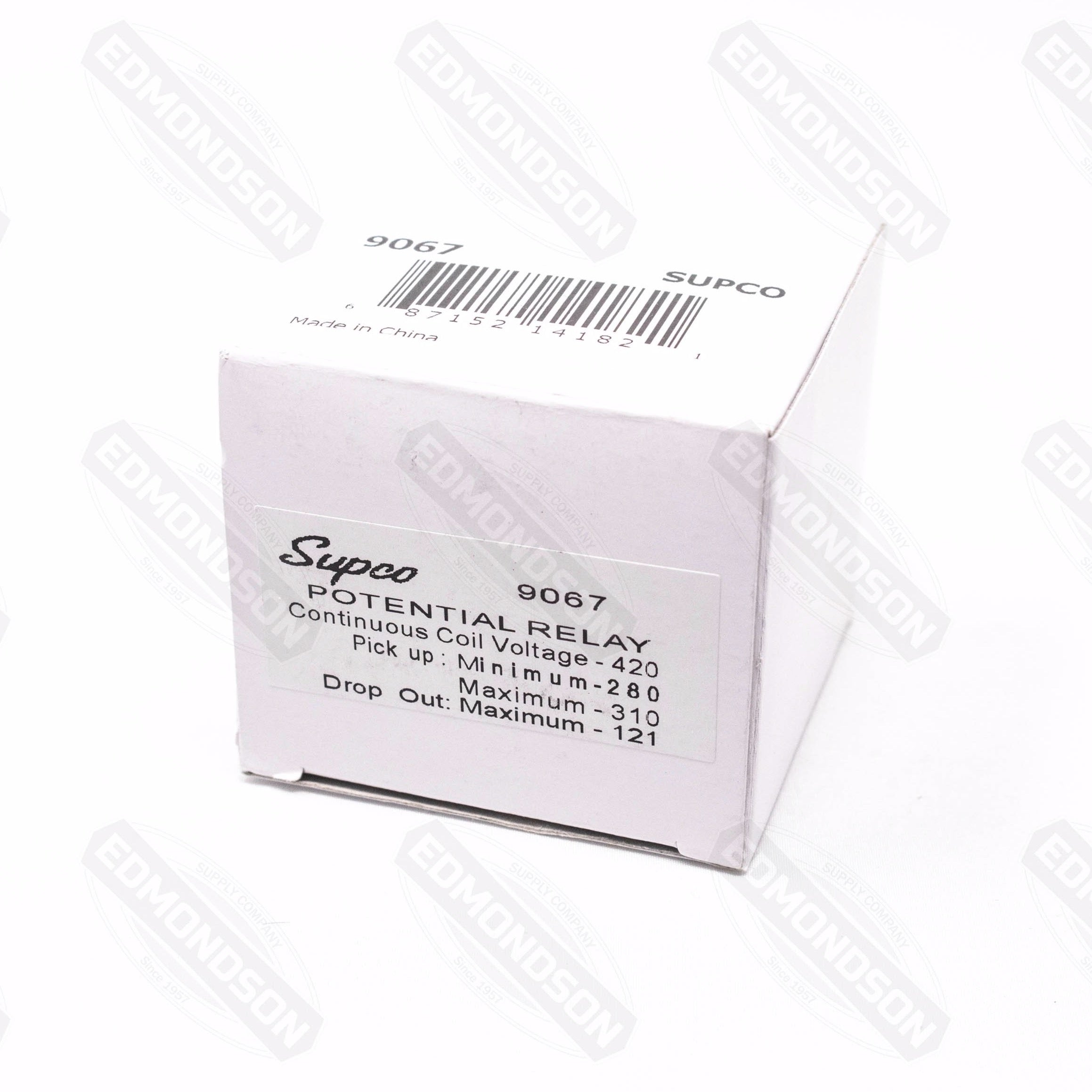 Supco 9067 Potential Relay 420 Continuous Coil Voltage - Edmondson Supply