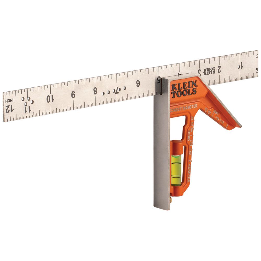 Klein Tools 935CSEL Electrician's Combination Square, 12-Inch - Edmondson Supply