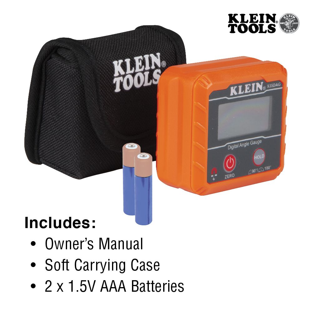 Klein Tools 935DAG Digital Angle Gauge and Level - Edmondson Supply